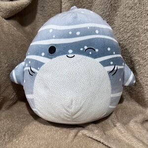 Cute Sachie Gray and White Plush Toy 8”